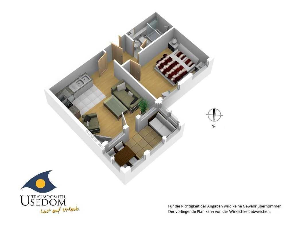 Villa Waldblick Whg 05 Heringsdorf Dış mekan fotoğraf
